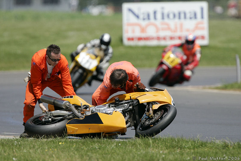 Castle Combe Superbikes Marshall Clearing Track T2E0291