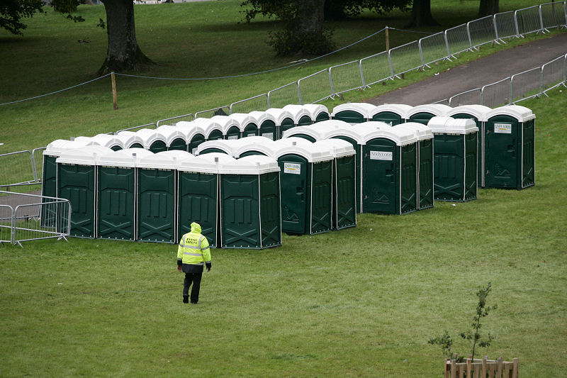 Red Bull Air Race Portaloos Portable Toilets A8V3287