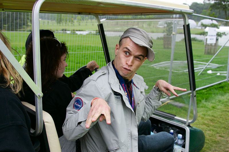 Big Brother Pete In Golf Buggy A8V3246