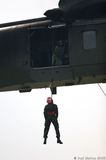 Royal Marine Being Rescued By Sea King Helicopter IMG 9324