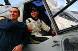 Formula 3 Racing Driver and Lynx Pilot Shaking Hands IMG 8124