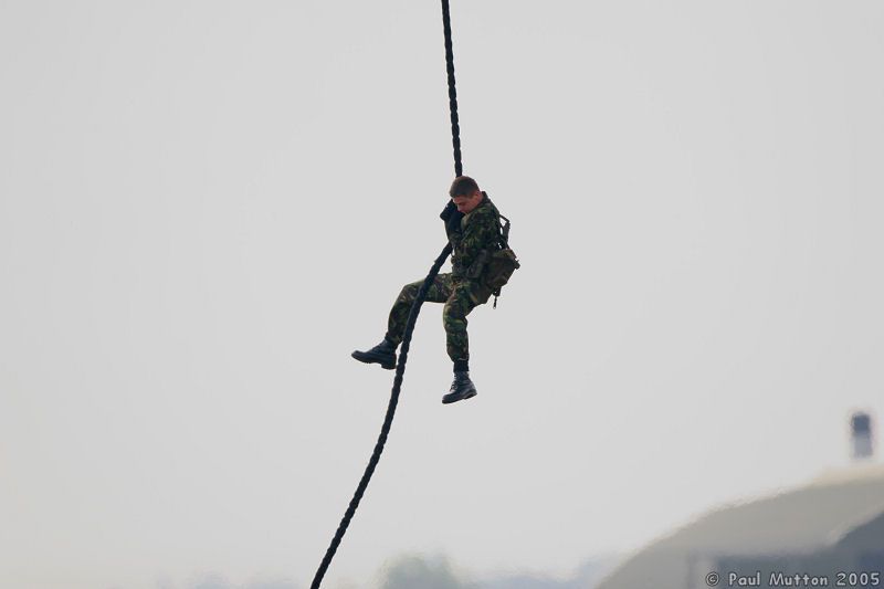 Royal Marine Jumping From Sea King IMG 9266