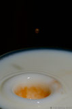 Strawberry Juice Droplet In Milk A8V9085