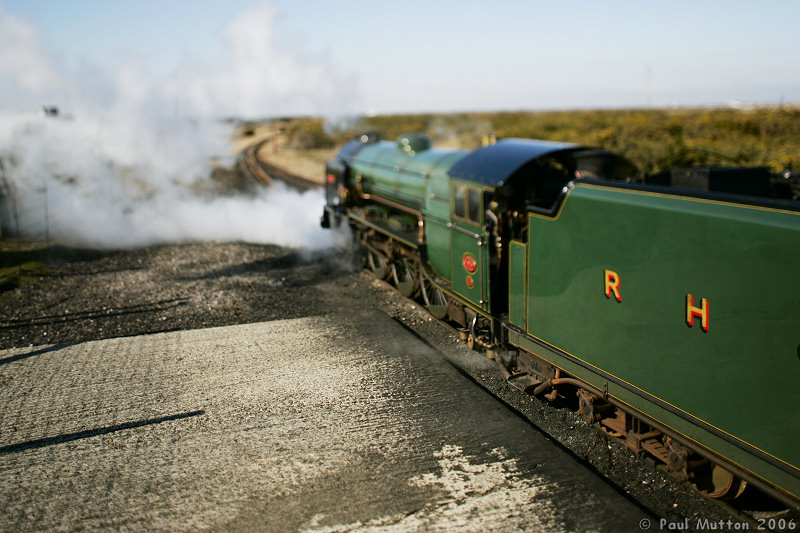 Dungeness Model Railway Train Departing A8V8847