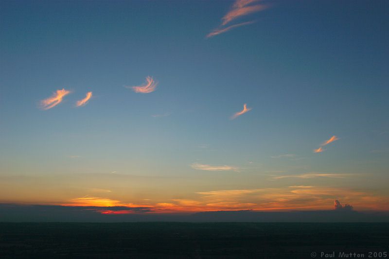 Sunset over Trowbridge IMG 3227