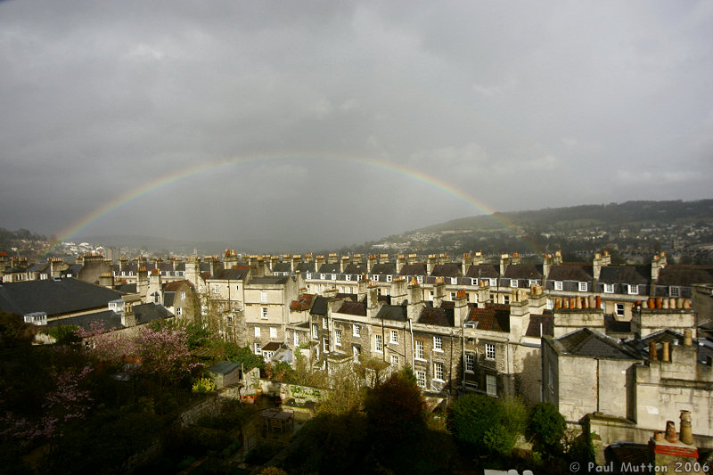 Full Rainbow Over Bath A8V8939