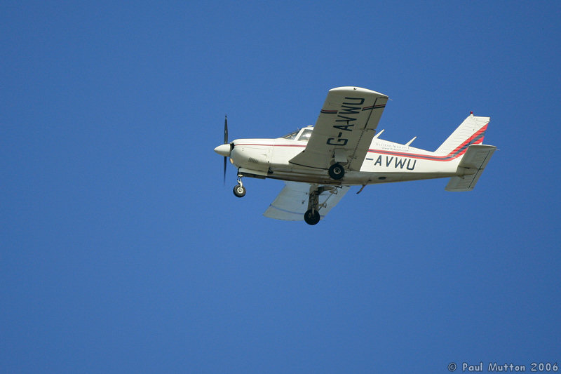 Light Aircraft Landing At London Ashford Airport Lydd T2E8384