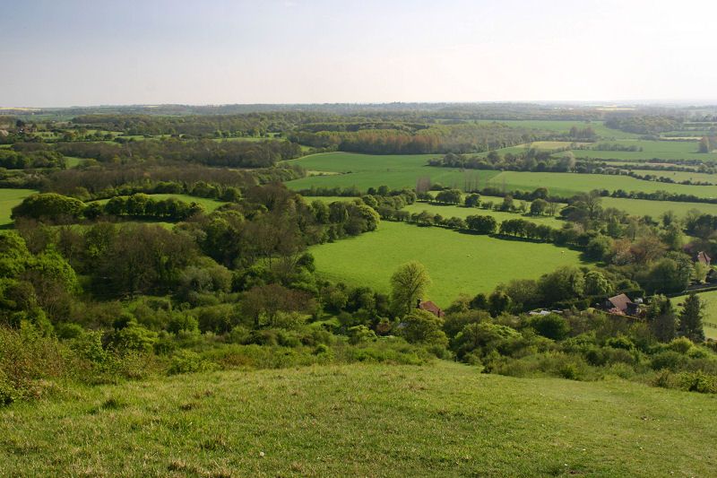 Photo: English countryside at Brook