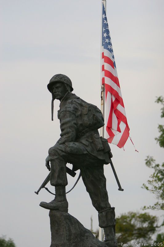 WWII Monument in Sainte Mere Eglise IMG 7832