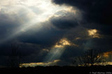 Sun Rays Breaking Through Clouds In Wales A8V9537