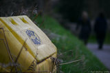 Yellow Roadside Grit Salt Bin A8V9576