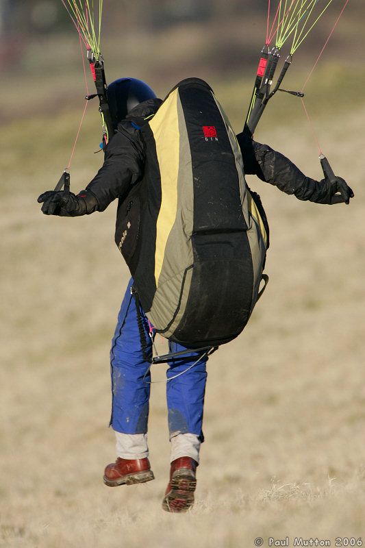 Paraglider taking off T2E8213