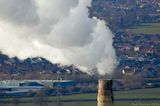 Westbury Cement Works Chimney Smoke T2E8183