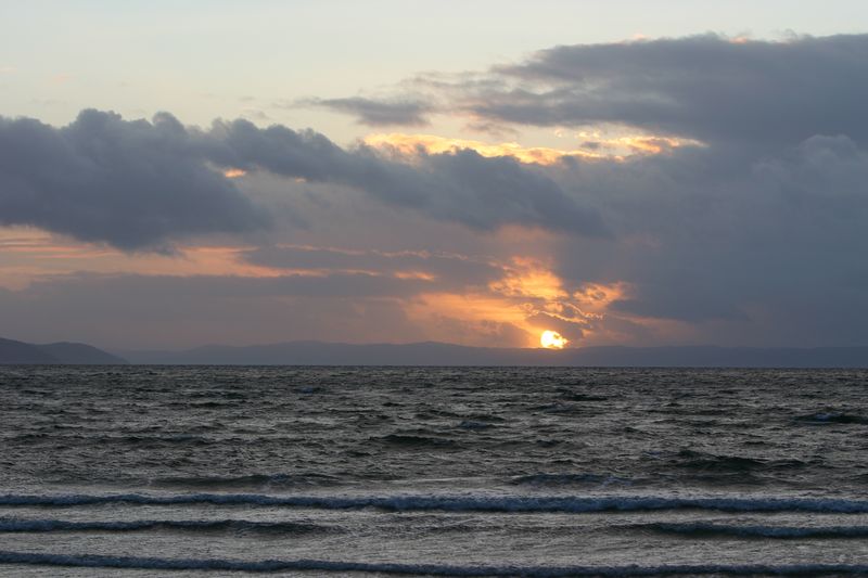 Sea Setting Example Photo: 300D 0099 Sun setting over sea