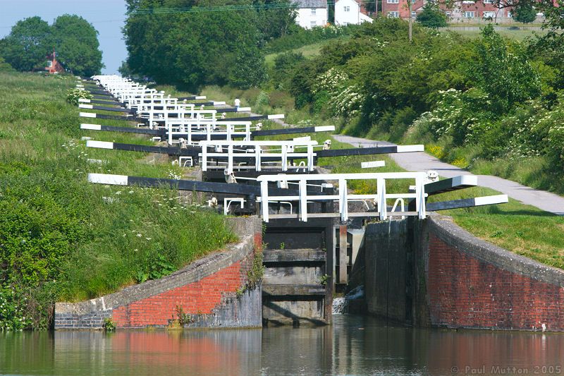 Caen Locks Looking Uphill