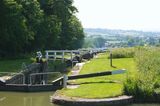 Caen Locks Looking Downhill